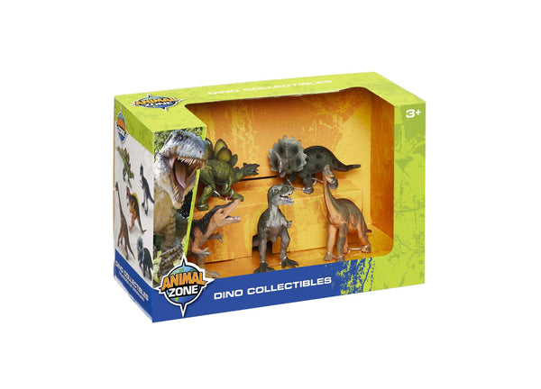 Animal Zone Dino Collectibles 5-Pack - Detailed Prehistoric Figures