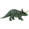 Jurassic World Reimagined Real Feel Triceratops Roaring Dinosaur Figure, 90s Inspired Toy