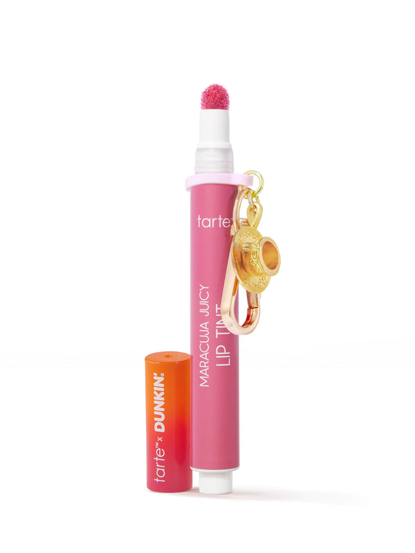 tarte™ x Dunkin' maracuja juicy lip tint stain + free charm duo