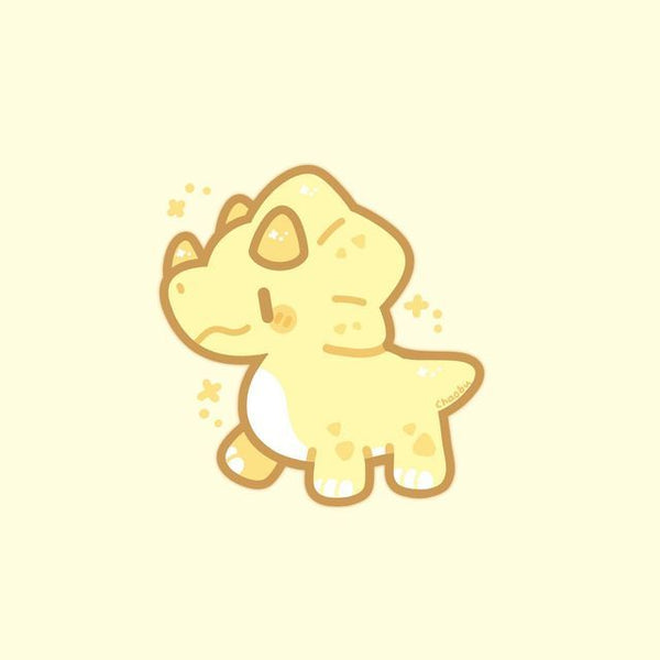 Doodle Triceratops Yellow (e1e32)